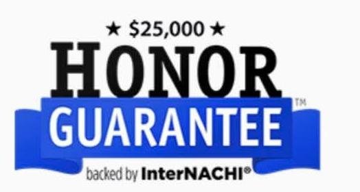 $25,000 Honor Guarantee official InterNACHI seal supplied by Elite Choice