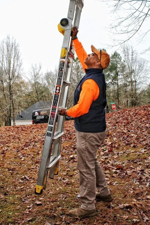 Elite Choice supplied photograph: preparing for roof access