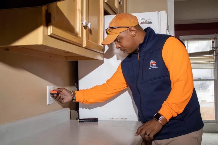 Elite Choice supplied photograph: electrical outlet testing