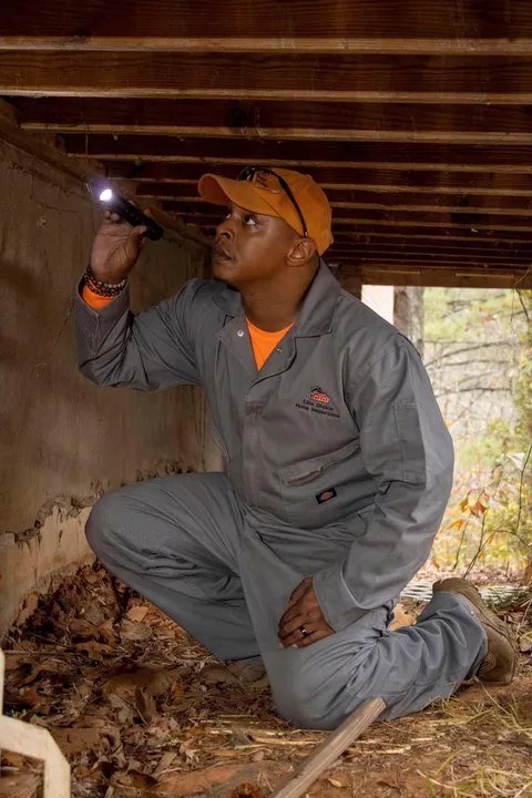 Elite Choice supplied photograph: inspecting beneath the home