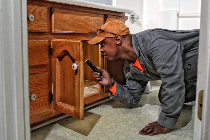 Elite Choice supplied photograph: under-sink inspection